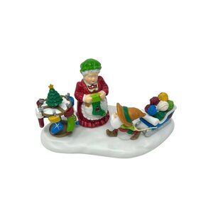 Department 56 - North Pole - "More Yarn For Your Stockings Mrs. Claus!" Vintage‎